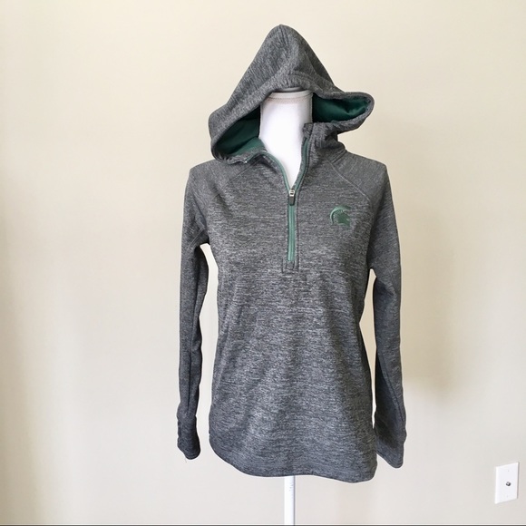 Tops - MSU Quarterzip Hoodie